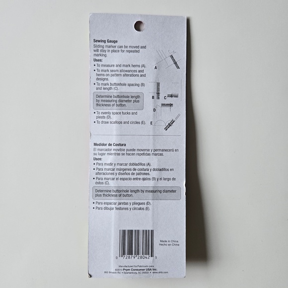 Dritz Seam Gauge 6" 🌺(2for$10) - Picture 3 of 3